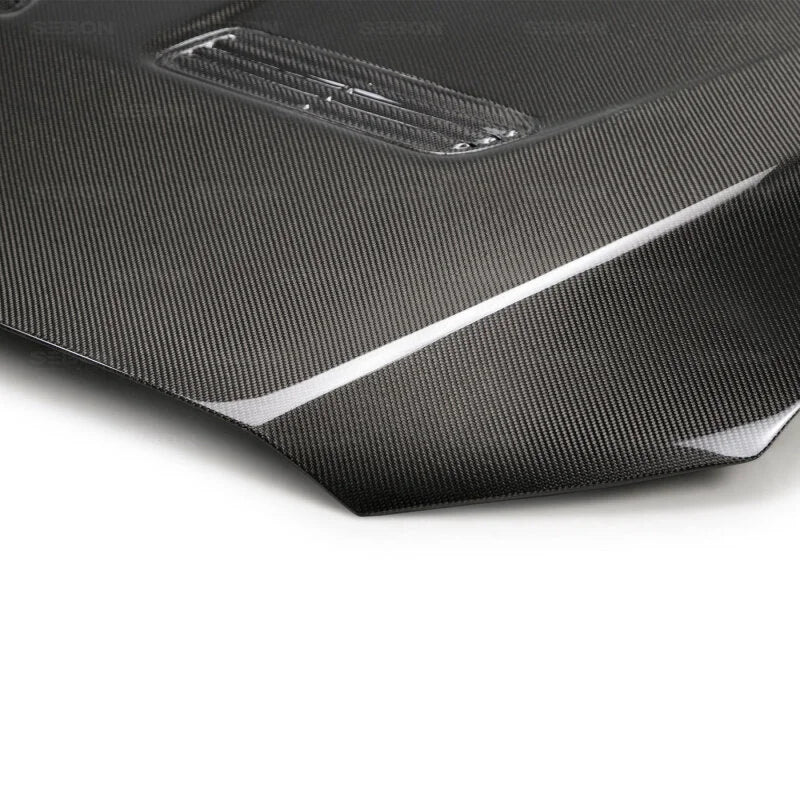 Seibon 08-12 Mitsubishi Evo X OEM style Carbon Fiber Hood - Additional View 10