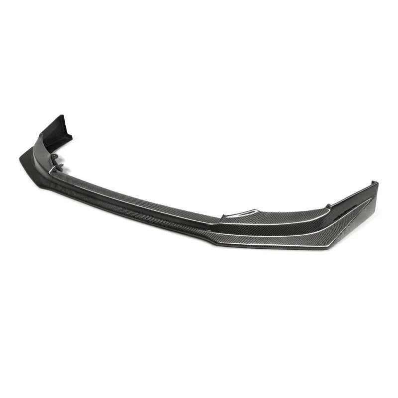 Seibon 08-12 Mitsubishi Evo X VR Style Carbon Fiber Front Lip does not fit MR model - Back View