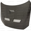 Load image into Gallery viewer, Seibon 08-12 Mitsubishi Evolution X CW-style Carbon Fiber Hood - Main Product View