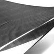 Load image into Gallery viewer, Seibon 08-12 Mitsubishi Lancer Evo X DV-Style Carbon Fiber Hood - Main Product View
