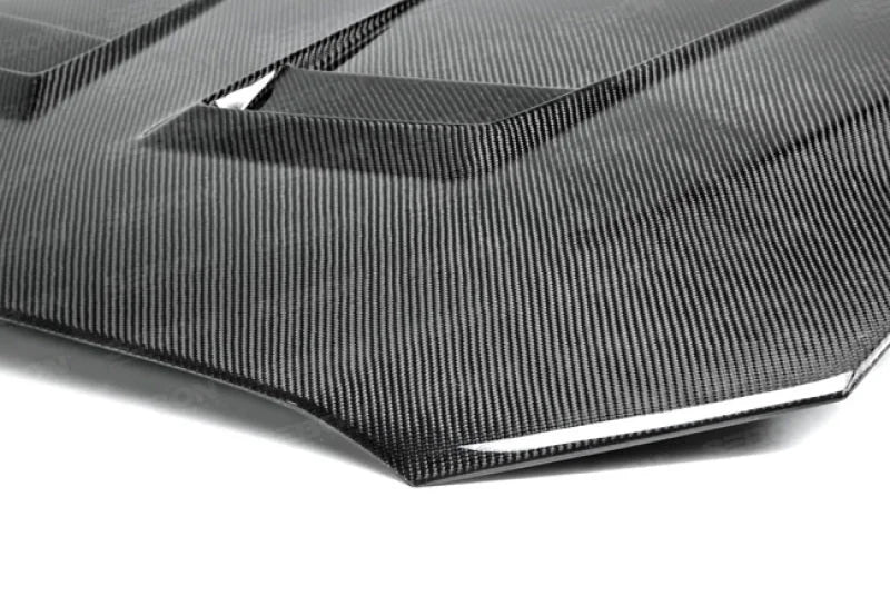 Seibon 08-12 Mitsubishi Lancer Evo X DV-Style Carbon Fiber Hood - Additional View 5