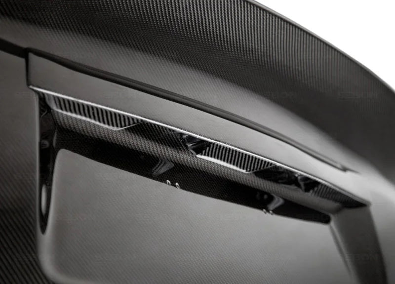 Seibon 08-14 Subaru Impreza WRX/STi 4dr C-style Carbon Fiber Trunk Lid - Additional View 5