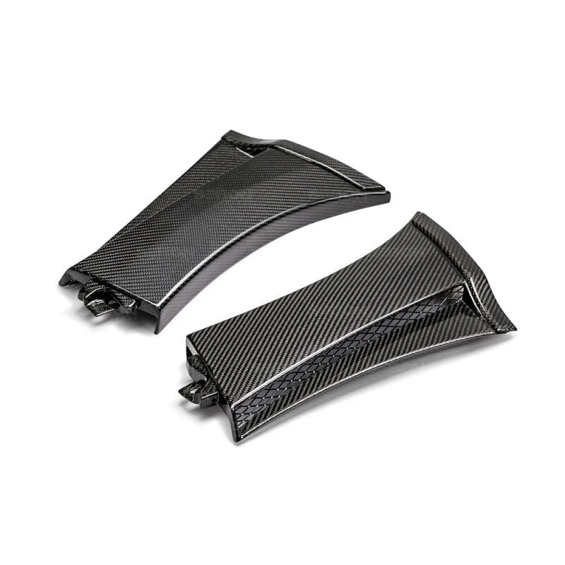 Seibon 08-14 Subaru STI Carbon Fiber Fender Caps - Side View