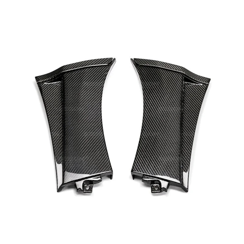 Seibon 08-14 Subaru STI Carbon Fiber Fender Caps - Detail View