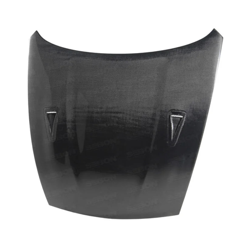 Seibon 09-10 Nissan 370Z / Fairlady Z (Z34) GTR Carbon Fiber Hood - Main Product View