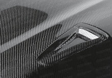 Load image into Gallery viewer, Seibon 09-10 Nissan 370Z / Fairlady Z (Z34) GTR Carbon Fiber Hood - Installation View