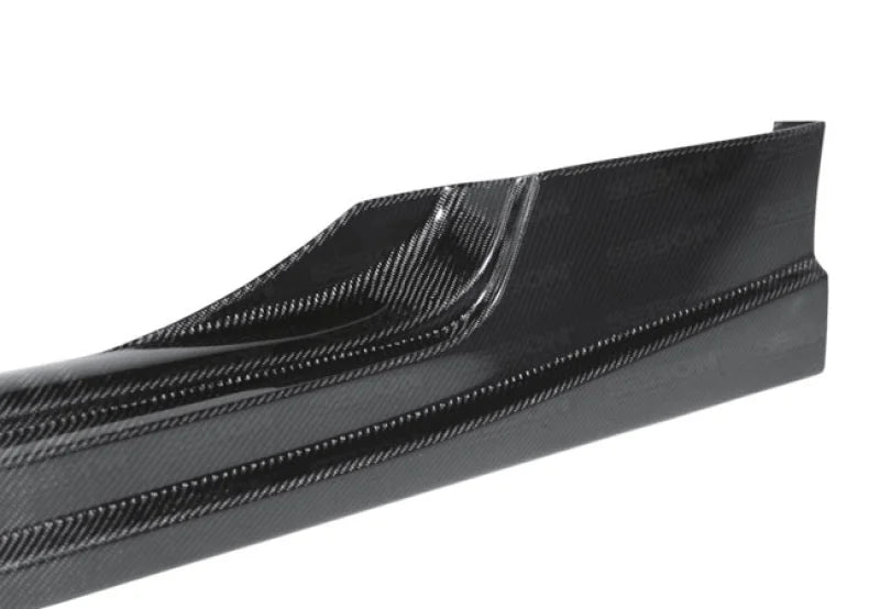 Seibon 09-10 Nissan 370Z NS Carbon Fiber Side Skirts - Side View