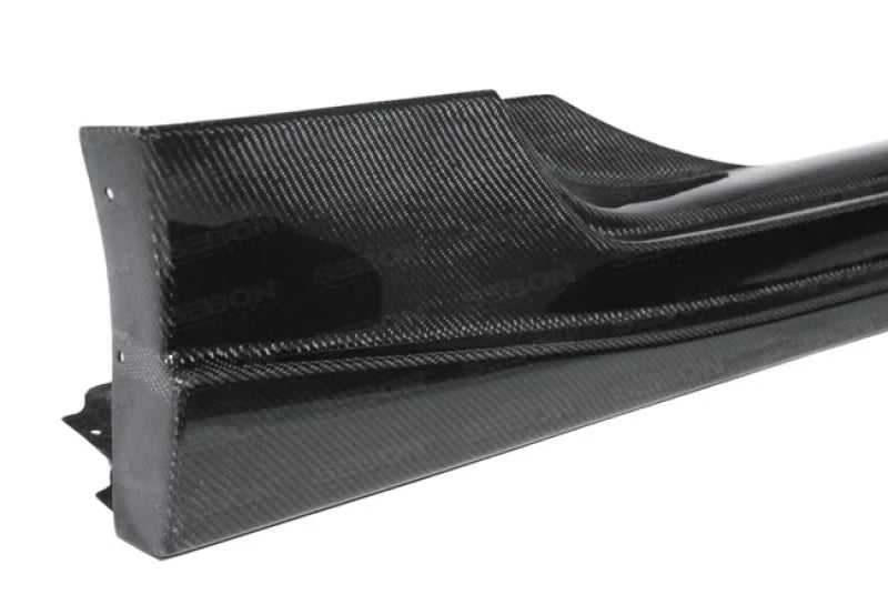 Seibon 09-10 Nissan 370Z NS Carbon Fiber Side Skirts - Additional View 6