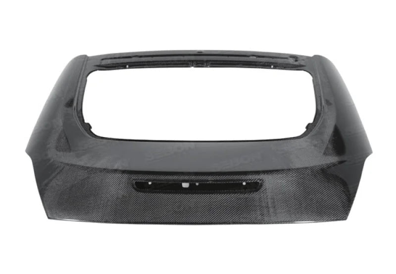 Seibon 09-10 Nissan 370Z OEM Carbon Fiber Trunk Lid - Back View