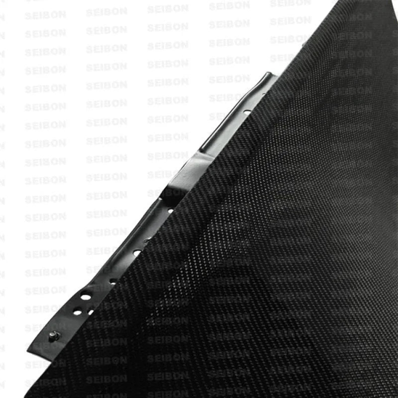 Seibon 09-10 Nissan 370z 10mm Wider Carbon Fiber Fenders - Side View