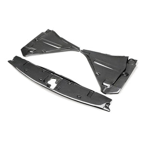 Seibon 09-10 Nissan GT-R R35 Carbon Fiber Cooling Plate - Main Product View