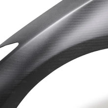 Load image into Gallery viewer, Seibon 09-10 Nissan GT-R R35 OEM Dry Carbon Fiber Fenders - Installation View