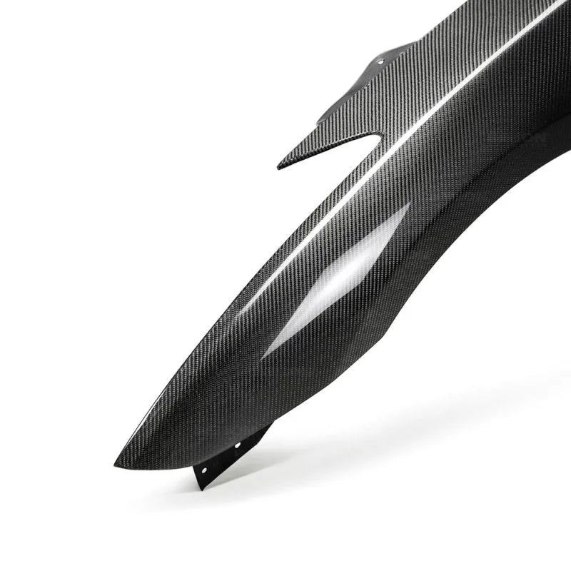 Seibon 09-10 Nissan GT-R R35 OEM Style Carbon Fiber Fenders - Main Product View