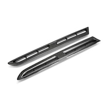 Load image into Gallery viewer, Seibon 09-10 Nissan GTR R35 Carbon Fiber Fender Ducts (Pair) - Back View