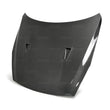 Load image into Gallery viewer, Seibon 09-10 Nissan GTR R35 OEM Carbon Fiber Hood - Side View