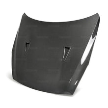 Load image into Gallery viewer, Seibon 09-10 Nissan GTR R35 OEM Carbon Fiber Hood - Side View