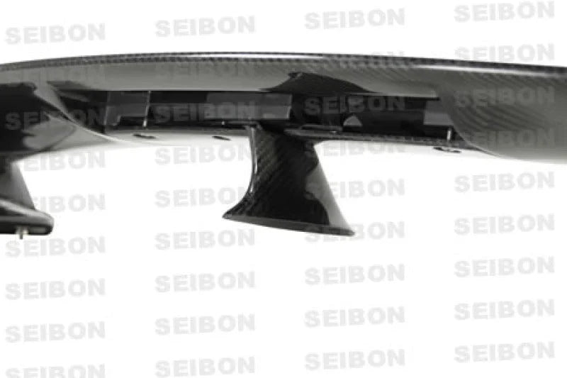 Seibon 09-10 Nissan GTR R35 OEM Carbon Fiber Rear Spoiler - Side View