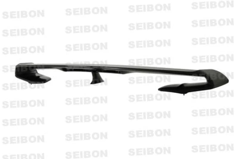 Seibon 09-10 Nissan GTR R35 OEM Carbon Fiber Rear Spoiler - Installation View