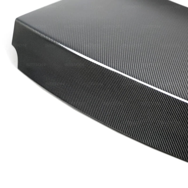 Seibon 09-10 Nissan GTR R35 OEM Carbon Fiber Trunk/Hatch - Side View
