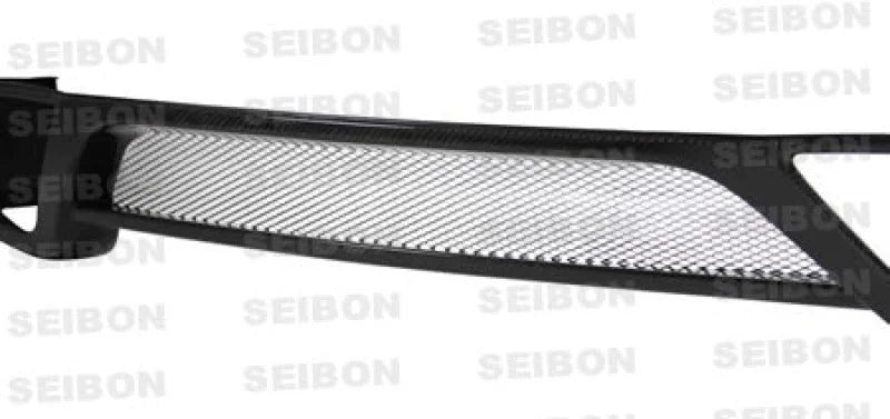 Seibon 09-10 Nissan GTR R35 OEM Style Carbon Fiber Rear Lip - Back View