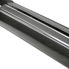Load image into Gallery viewer, Seibon 09-10 Nissan GTR R35 OEm Style Carbon Fiber Side Skirts - Installation View