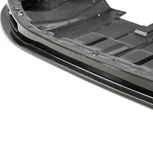 Load image into Gallery viewer, Seibon 09-10 Nissan GTR R35 VS Style Carbon Fiber Front Lip - Back View