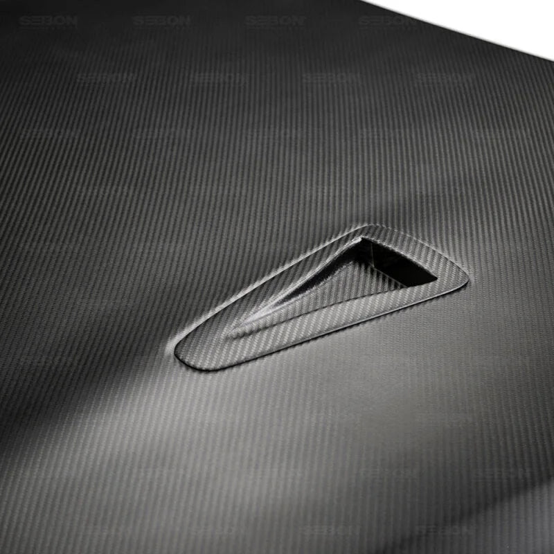 Seibon 09-10 Nissan Skyline R35 GT-R OEM-Dry Carbon Fiber Hood - Additional View 5