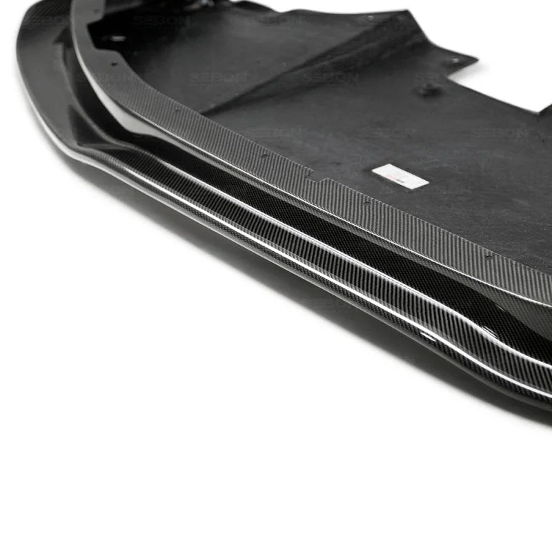 Seibon 09-10 Skyline R35 GT-R SS Carbon Fiber Front Lip - Main Product View