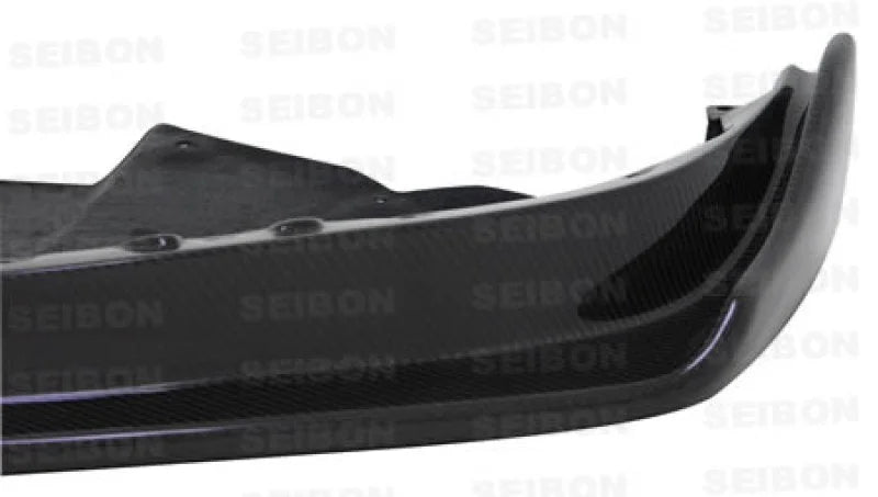 Seibon 09-10 Skyline R35 GT-R SS Carbon Fiber Front Lip - Side View