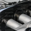 Load image into Gallery viewer, Seibon 09-11 Nissan GTR R35 Carbon Fiber Engine Cover - Back View