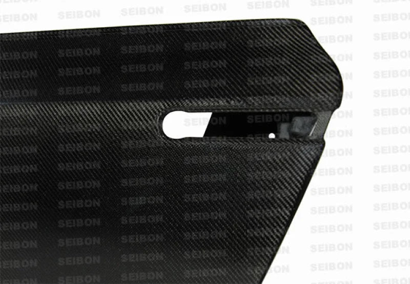 Seibon 09-11 Nissan GTR R35 OEM Style Carbon Fiber Doors (Pair) - Installation View