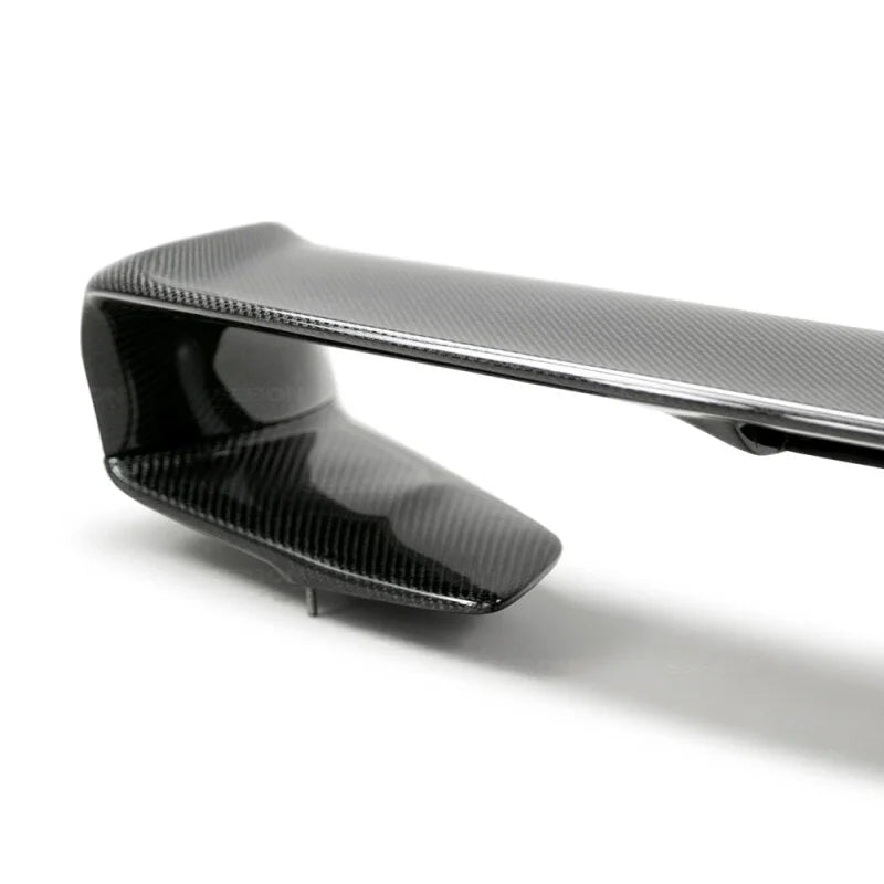 Seibon 09-11 Nissan GTR R35 VS-Style Carbon Fiber Rear Spoiler - Installation View