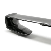 Load image into Gallery viewer, Seibon 09-11 Nissan GTR R35 VS-Style Carbon Fiber Rear Spoiler - Installation View
