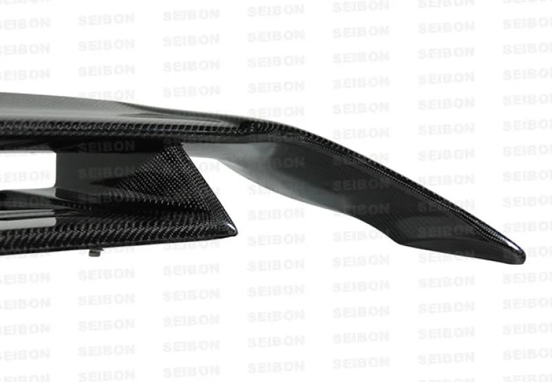 Seibon 09-12 Nissan 370Z NN-Style Carbon Fiber Rear Spoiler - Back View