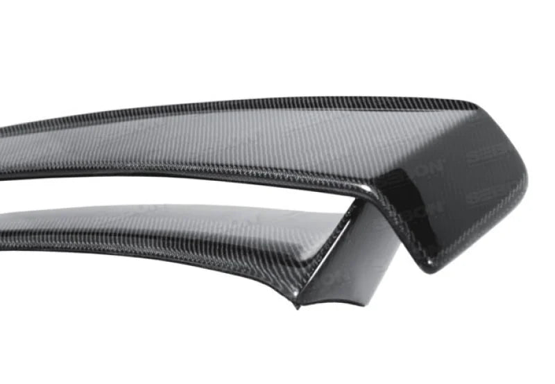 Seibon 09-12 Nissan 370Z NSM-Style Carbon Fiber Rear Spoiler - Back View