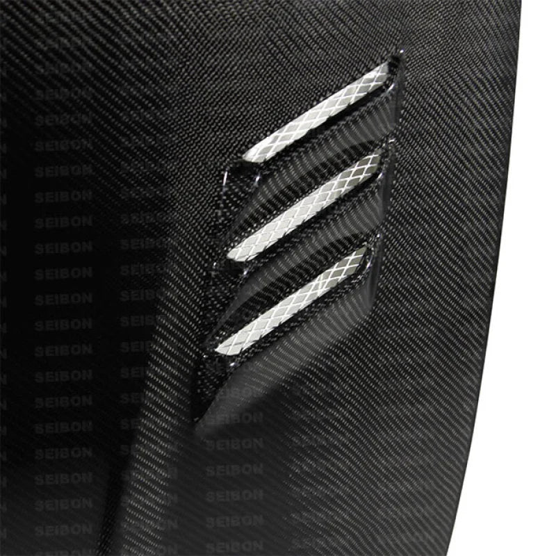 Seibon 09-12 Nissan 370z/Fairlady Z (Z34) BD-style Carbon Fiber Hood - Main Product View