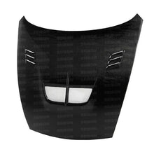 Load image into Gallery viewer, Seibon 09-12 Nissan 370z/Fairlady Z (Z34) BD-style Carbon Fiber Hood - Side View
