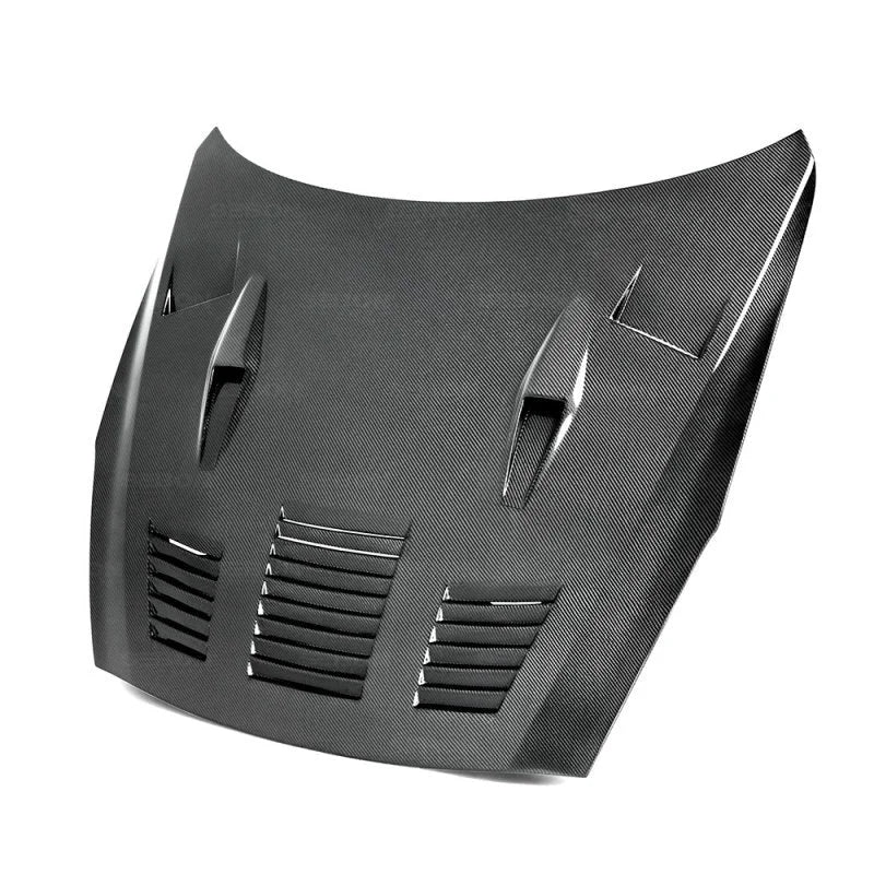 Seibon 09-12 Nissan GTR R35 GTII-Style Carbon Fiber Hood - Main Product View
