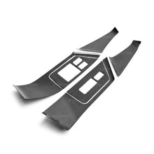 Load image into Gallery viewer, Seibon 09-14 Nissan GTR Carbon Fiber Door Trim Set (12 PCS) - Back View