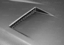 Load image into Gallery viewer, Seibon 09-15 Nissan GTR R35 GTII Dry Carbon Hood - Main Product View