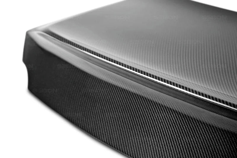 Seibon 09-17 Nissan GT-R R35 C Style Carbon Fiber Trunk Lid - Installation View