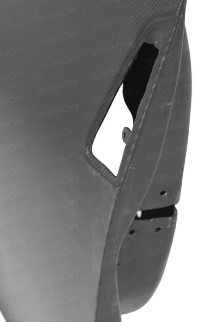 Seibon 09-20 Nissan 370Z OE Style Carbon Fiber Door Pair - Side View