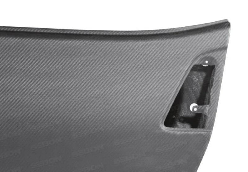Seibon 09-20 Nissan 370Z OE Style Carbon Fiber Door Pair - Installation View