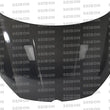 Load image into Gallery viewer, Seibon 10-11 VW Golf GTI 5K/MK6 TM Carbon Fiber Hood - Side View