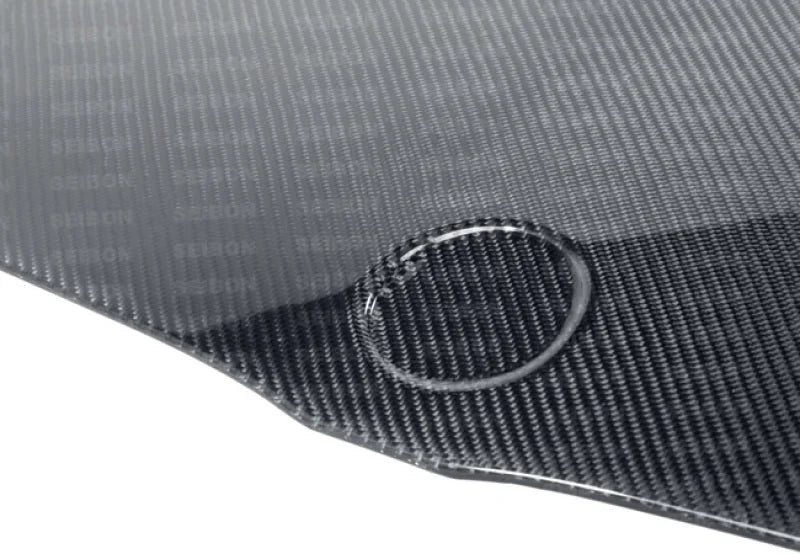 Seibon 10-12 BMW 3 Series E92 2DR LCI OEM-Style Carbon Fiber Hood - Main Product View