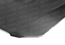 Load image into Gallery viewer, Seibon 10-12 BMW E92 2DR LCI BM Style Carbon Fiber Hood - Installation View