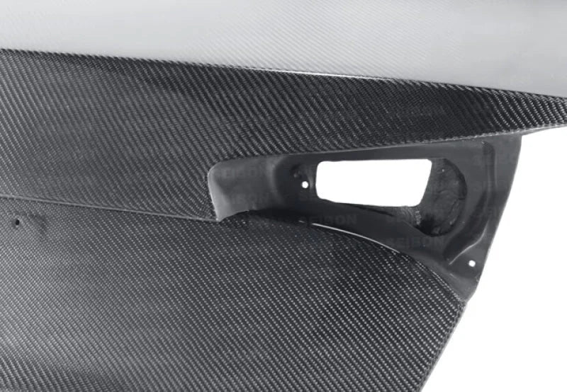 Seibon 10-12 Kia Optima Carbon Fiber Trunk/Hatch - Side View