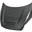 Load image into Gallery viewer, Seibon 10-12 Mazda MazdaSpeed3 OEM Style Carbon Fiber Hood - Side View