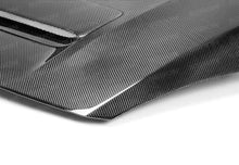 Load image into Gallery viewer, Seibon 10-12 Mazda MazdaSpeed3 OEM Style Carbon Fiber Hood - Back View