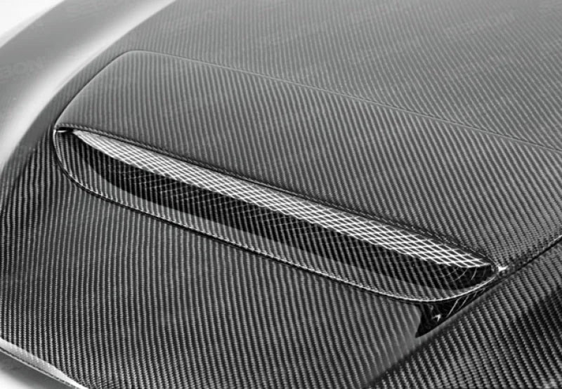 Seibon 10-12 Mazda MazdaSpeed3 OEM Style Carbon Fiber Hood - Additional View 5